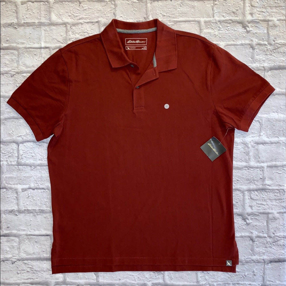 EDDIE BAUER OUTDOOR POLO MENS SIZE LARGE NWT